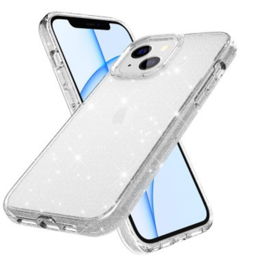 iPhone 13 Mini Compatible Case Cover With Ultimate Glitter And Military-grade Protection - Transparent