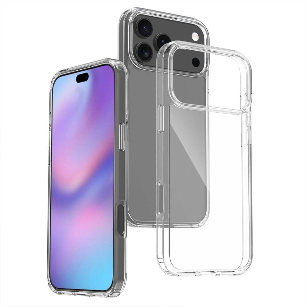 iPhone 17 Pro Max Hybrid Transparent Shockproof Case Cover with Acrylic + TPU Air-Cushioned Corners Australia