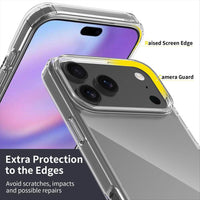 Thumbnail for iPhone 17 Pro Max Hybrid Transparent Shockproof Case Cover with Acrylic + TPU Air-Cushioned Corners Australia