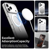 Thumbnail for iPhone 17 Pro Max MagSafe Compatible Hybrid Transparent Case | Acrylic + TPU Shockproof Clear Cover Australia