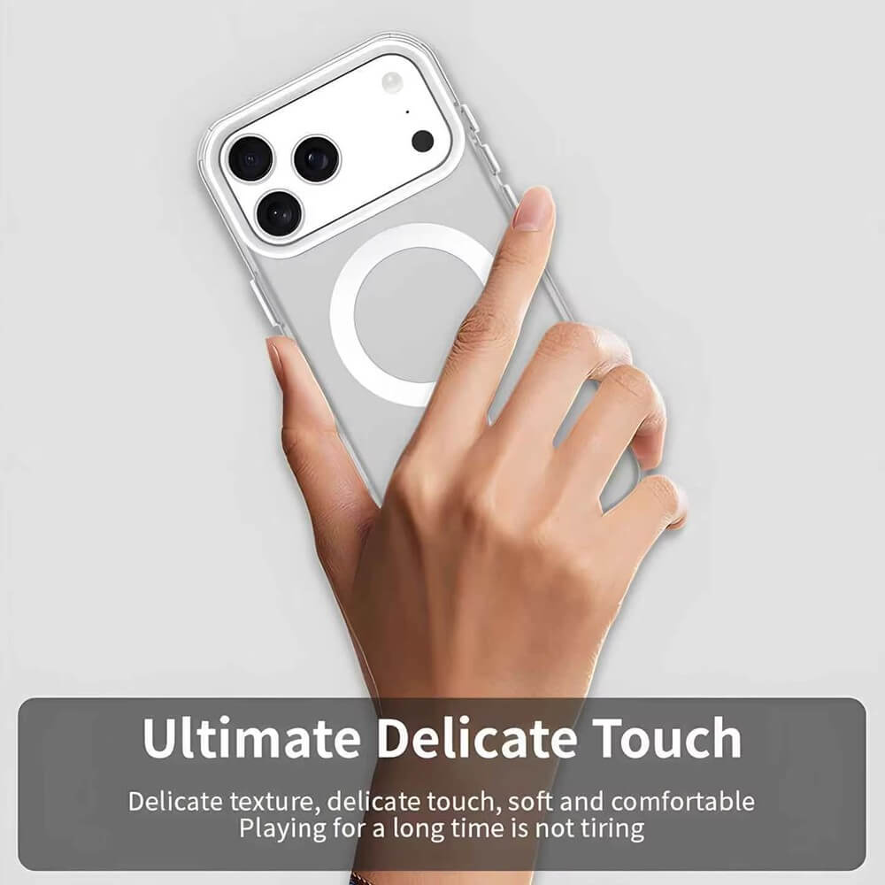 iPhone 17 Pro Max MagSafe Compatible Hybrid Transparent Case | Acrylic + TPU Shockproof Clear Cover Australia