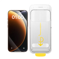 Thumbnail for iPhone 17 Pro Max Premium Clear Tempered Glass Screen Protector Australia, iPhone 17 Pro Max Premium Privacy Tempered Glass 28 Degree Anti-Spy, Crystal Diamond Series Tempered Glass with Dust-Free Chamber Easy Installer