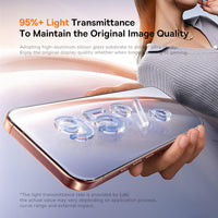 Thumbnail for iPhone 17 Pro Max Premium Crystal Diamond Series Tempered Glass Screen Protector – Clear & Privacy with Dust-Free Chamber Easy Installer | Australian Stock