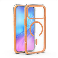 Thumbnail for iPhone 17 Pro Max Orange Shockproof MagSafe Compatible Case – Clear AirShield Protection Australia