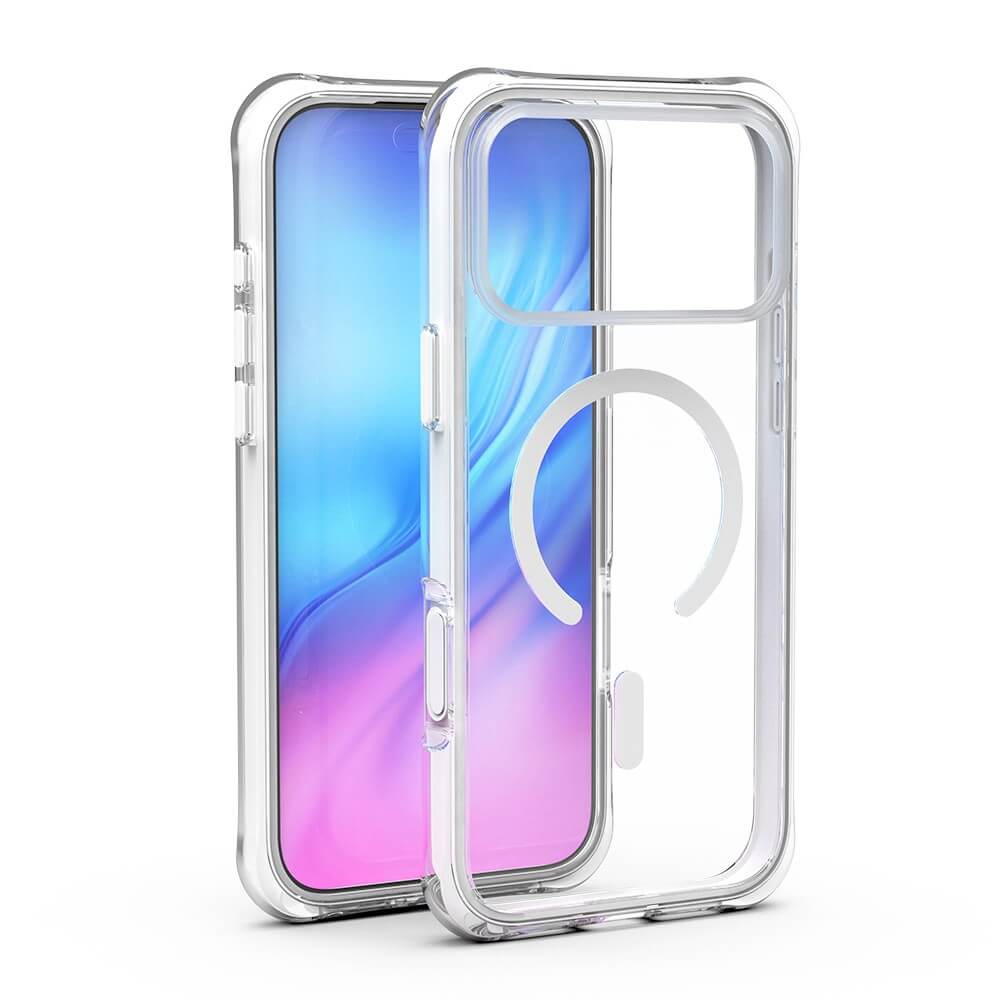 iPhone 17 Pro Max White Shockproof MagSafe Compatible Case – Clear AirShield Drop Protection Australia