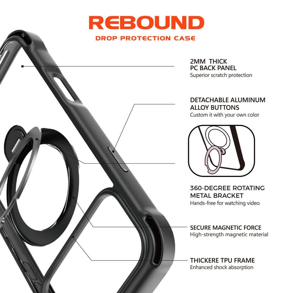 Drop-resistant iPhone 17 Pro Max case Brisbane