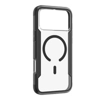 Thumbnail for Black iPhone 17 Pro Max armour case front, back, side view; rugged MagSafe black case