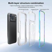 Thumbnail for iPhone 17 Pro Max Shield Shockproof Heavy Duty Armour Case – MagSafe Compatible – Blue