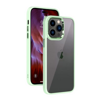Thumbnail for iPhone 14 Case Cover - Non-Slippery, Clear & Hard, Shock & Scratch Protection With Screen & Rear Camera Lens Guard - Mint