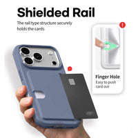 Thumbnail for iPhone 17 Pro Max Silicone Case with Card Holder – Transparent