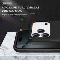 Thumbnail for iPhone 17 Pro Max Magnetic Ring Holder Stand Shockproof Case – Black