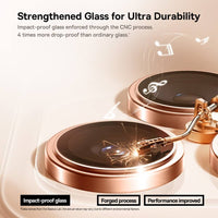 Thumbnail for iPhone 17 Pro / 17 Pro Max Back Camera Lens Screen Protector – Corning Series AR Anti-Reflective HD Tempered Glass | Clear, Black, Orange, Silver | Australian Stock