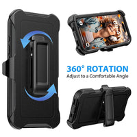Thumbnail for iPhone 17 Pro Max Black Shockproof Rugged Armor Hard Plastic Case Cover with Belt Clip & MagSafe Compatibility – Australian Stock