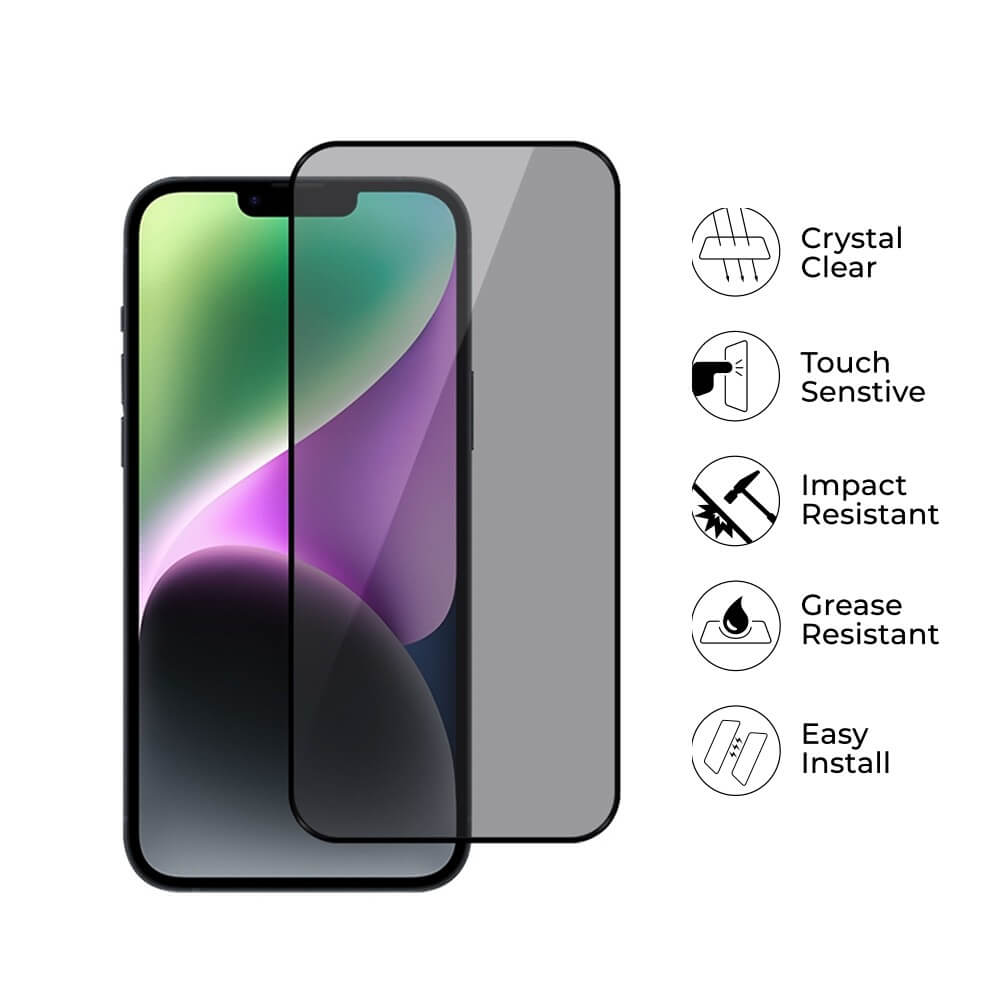 Buy iPhone 17 Pro Max Tempered Glass Screen Protector – Clear, Full-Cover Privacy & Premium Privacy | 9H Hardness | Australian Stock