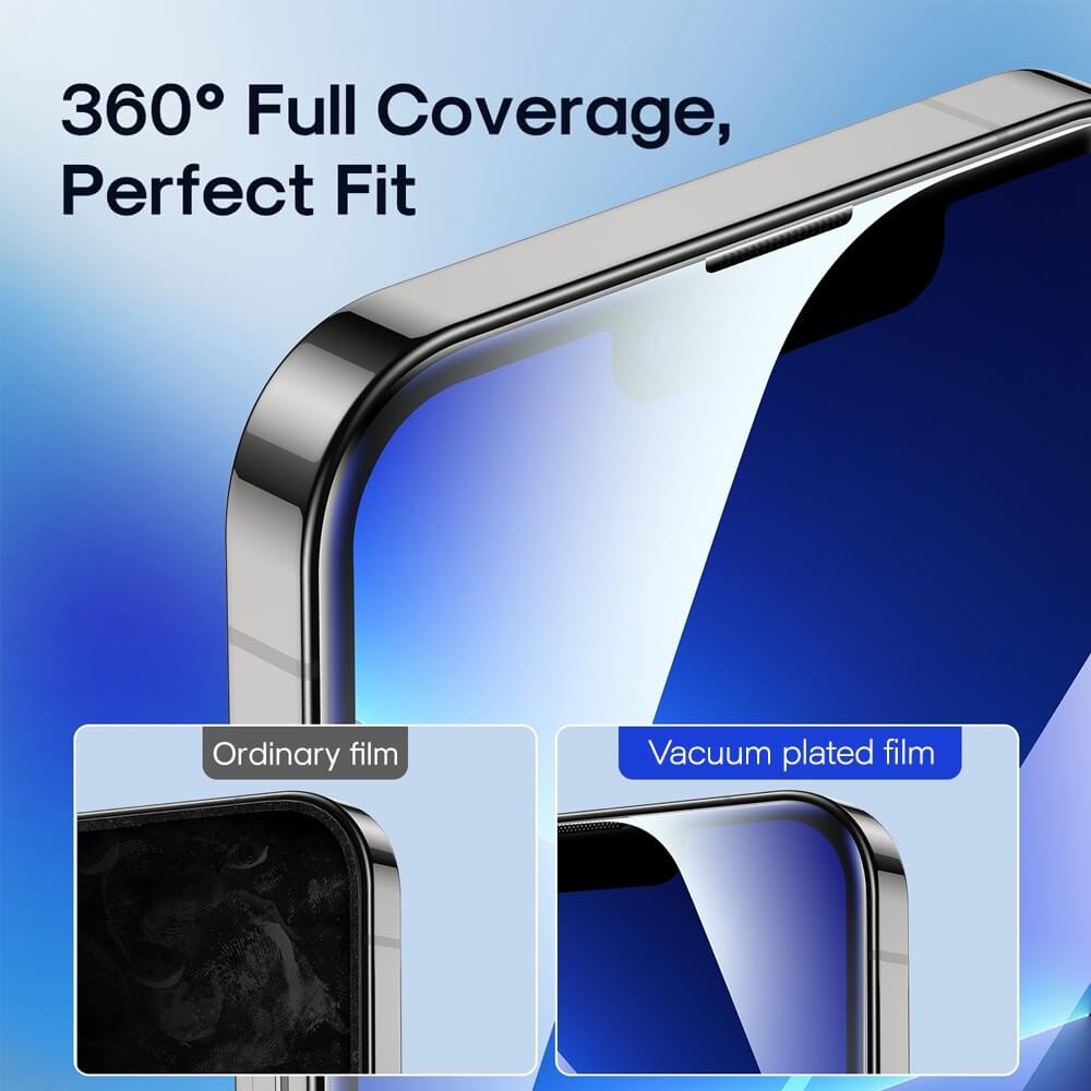 Buy iPhone 17 Pro Max Tempered Glass Screen Protector – Clear, Full-Cover Privacy & Premium Privacy | 9H Hardness | Australian Stock