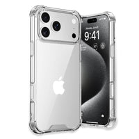 Thumbnail for Title: iPhone 17 Pro Max Clear Shockproof Case Cover – Slim Hybrid Transparent Shell