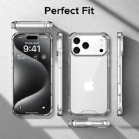 Thumbnail for Title: iPhone 17 Pro Max Clear Shockproof Case Cover – Slim Hybrid Transparent Shell