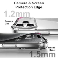 Thumbnail for Title: iPhone 17 Pro Max Clear Shockproof Case Cover – Slim Hybrid Transparent Shell
