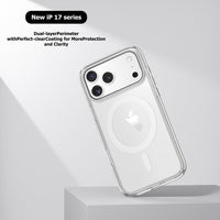 Thumbnail for iPhone 17 Pro Max Ultimate Shockproof Transparent Case – Black (With & Without MagSafe Compatibility)
