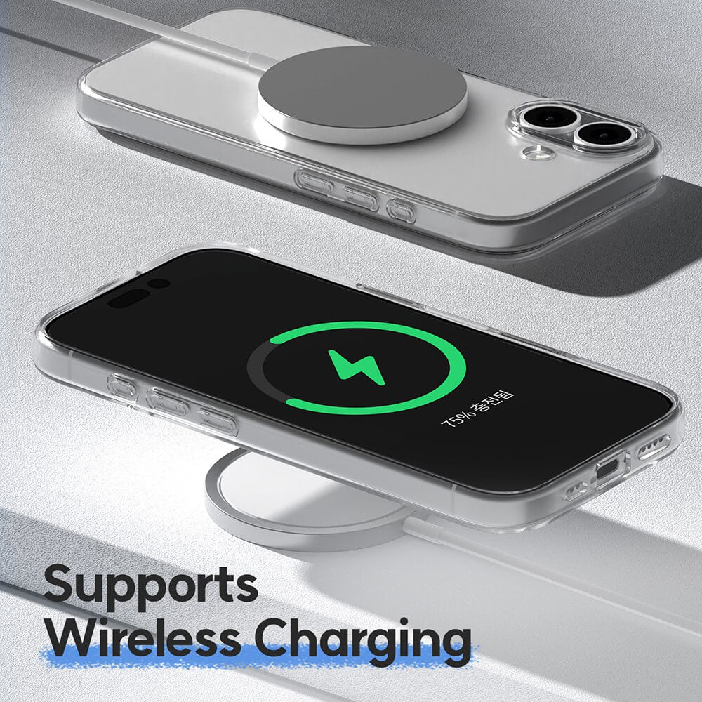 iPhone 17 Pro Max Ultra-Thin Transparent Pearl Jelly Case – Clear