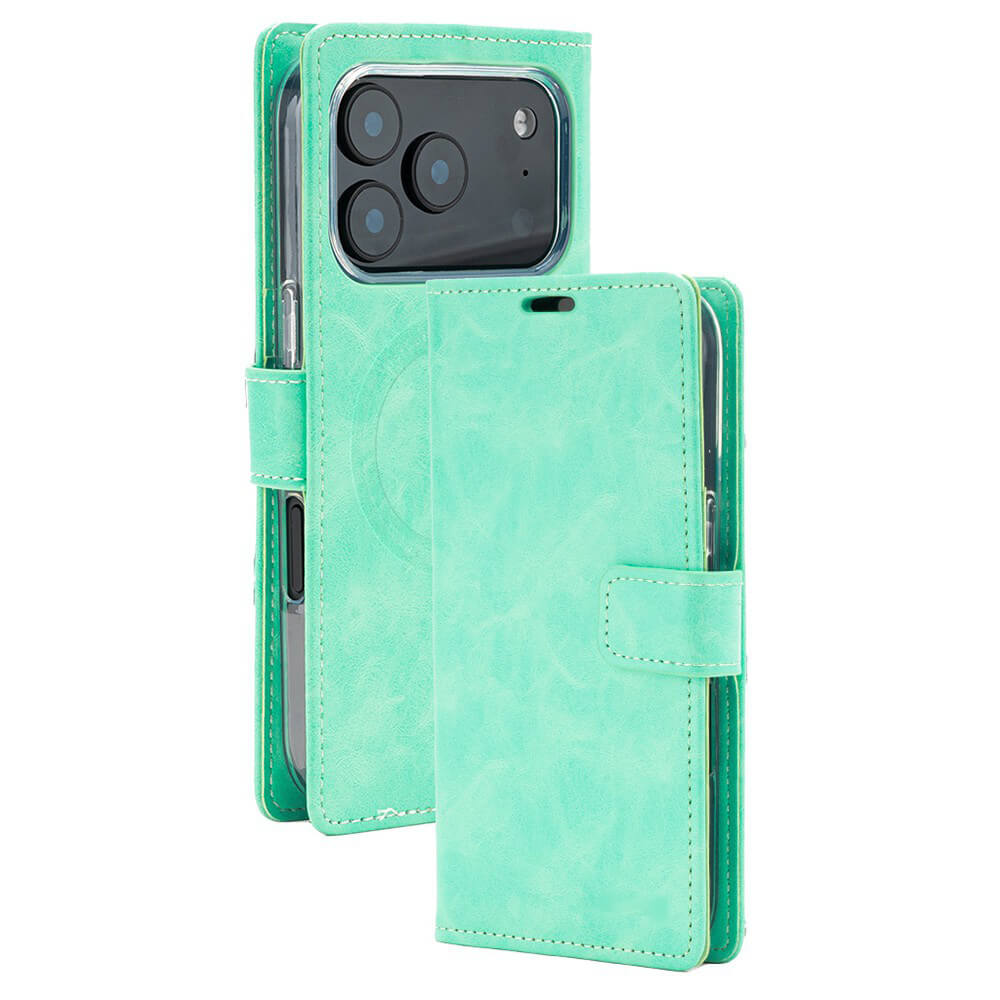 Mint Wallet Folio Case for iPhone 17 Pro Max with Card Slots & MagSafe Compatibility – Repairmart AU
