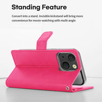 Thumbnail for iPhone 17 Pro Max Wallet Folio Diary Case – Navy (MagSafe Compatibility & Card Slots)