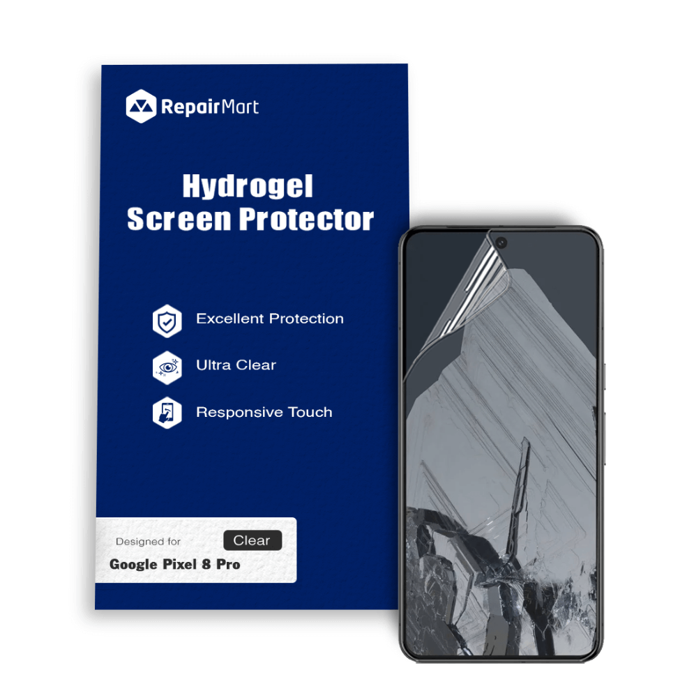 Google Pixel 8 Pro Compatible Premium Hydrogel Screen Protector With Full Coverage Ultra HD