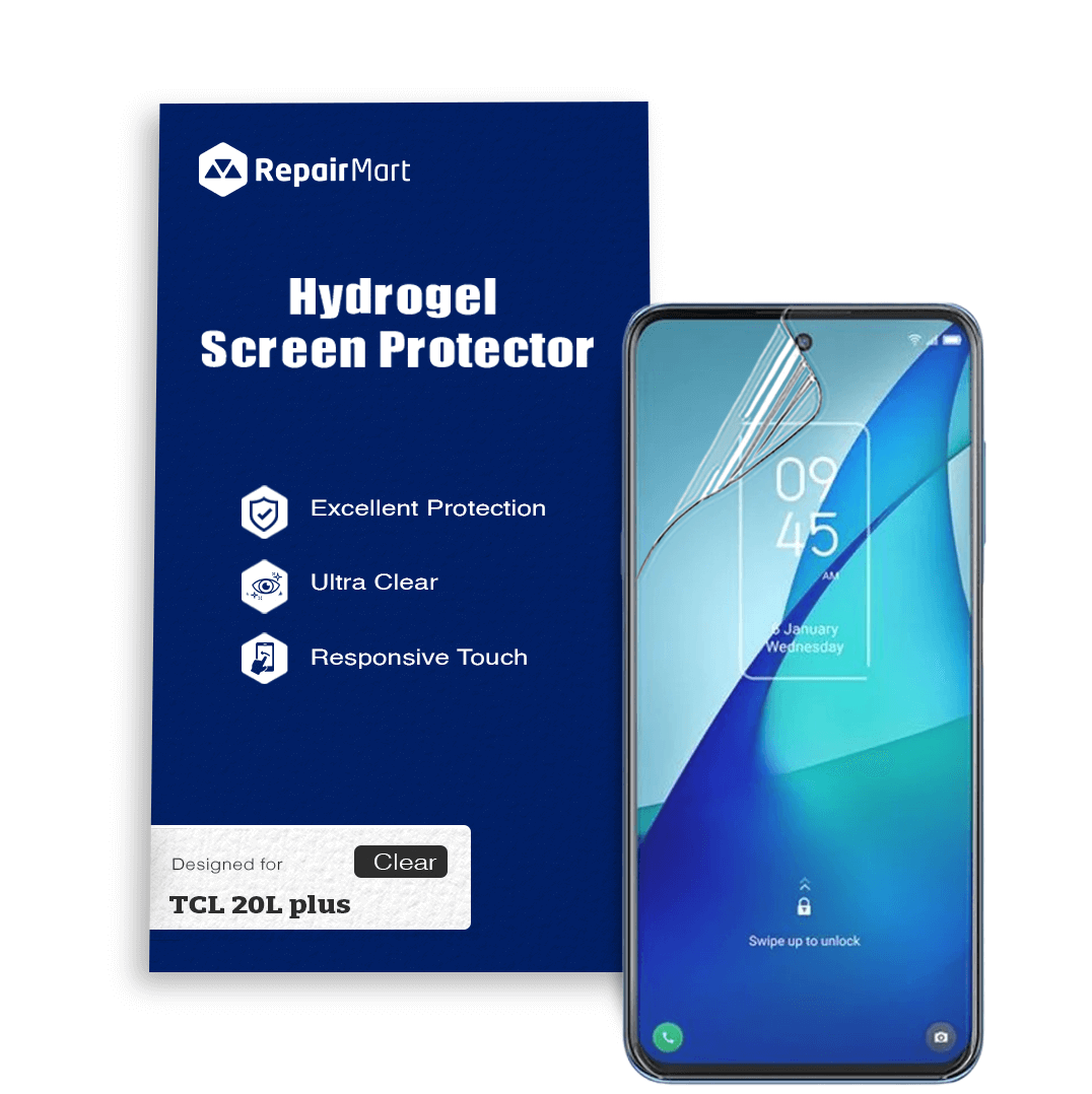 TCL 20L Plus Compatible Premium Hydrogel Screen Protector With Full Coverage Ultra HD
