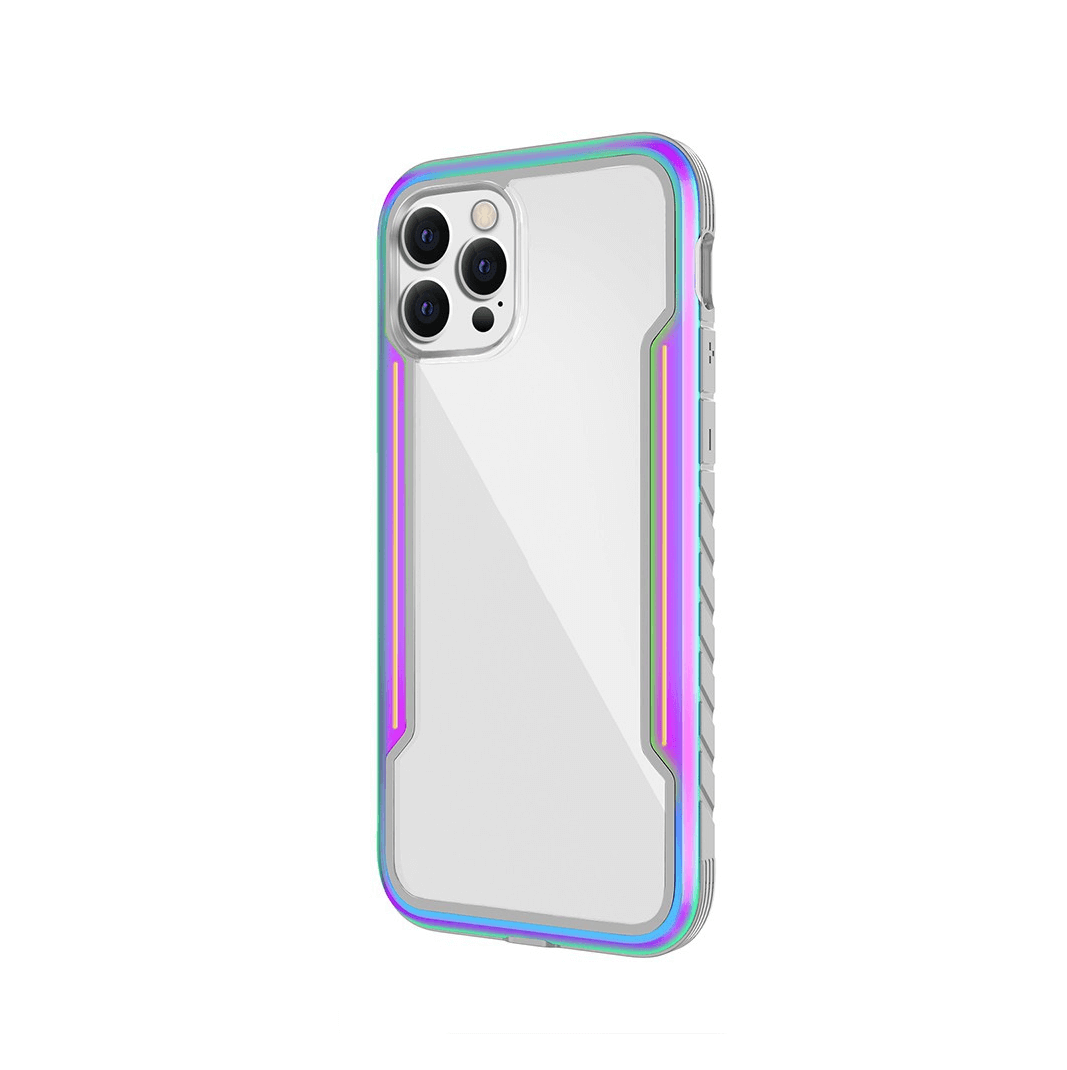 Premium Shield Shockproof Heavy Duty Armor Case Cover Fit for iPhone X  - Iridescent