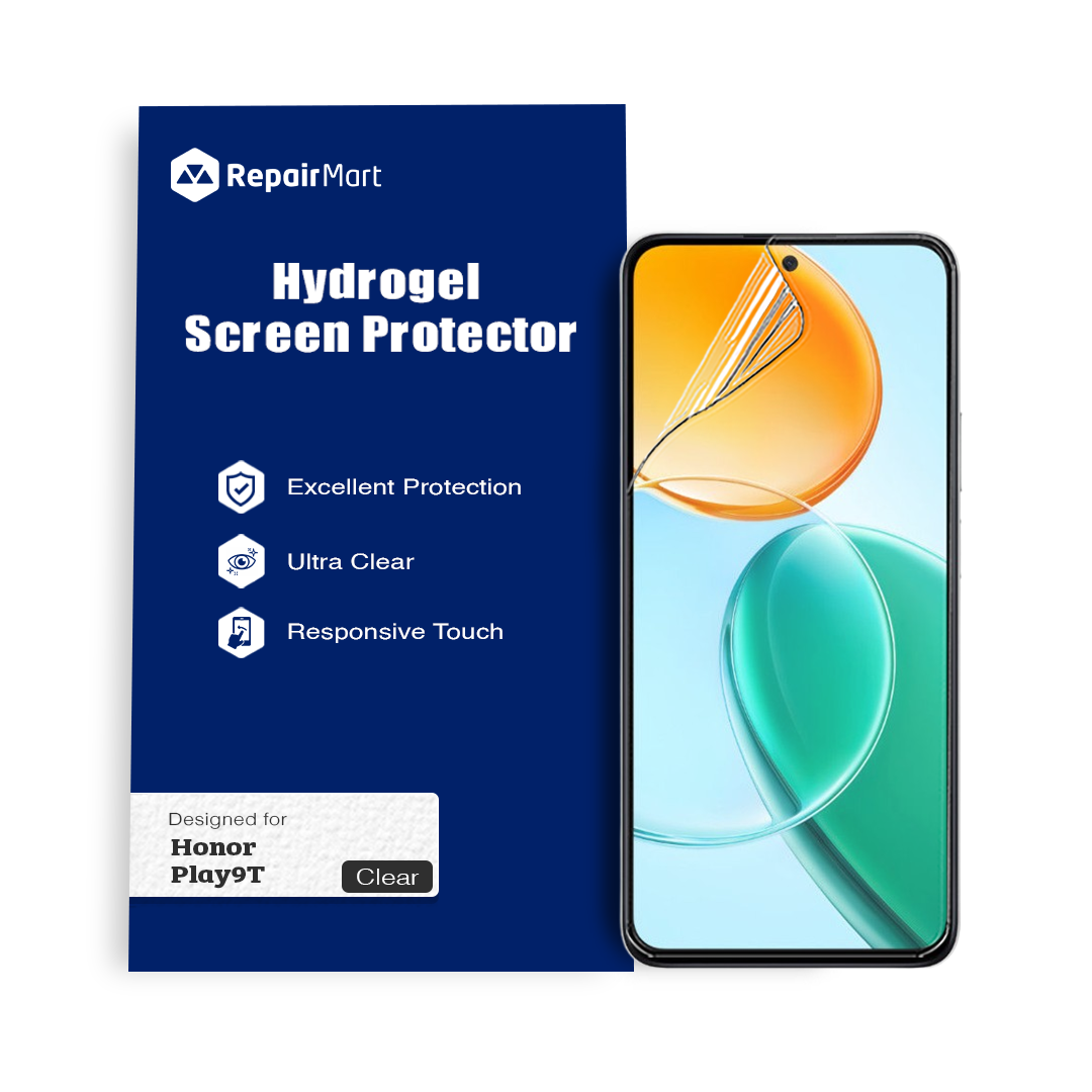 Honor Play9T Compatible Premium Hydrogel Screen Protector With Full Coverage Ultra HD