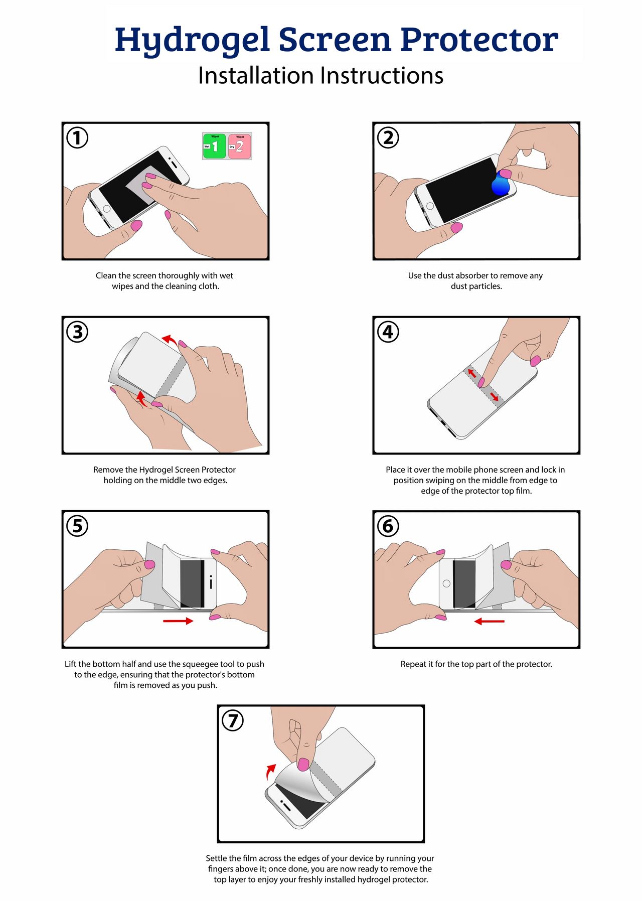 Honor Magic5 Ultimate Compatible Premium Hydrogel Screen Protector With Full Coverage Ultra HD