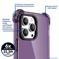 Thumbnail for iPhone 15 Plus Shockproof Case Cover - Drop-Resistant, Premium Quality, Comfortable Grip, Long-Lasting, Lightweight - Clear Pink