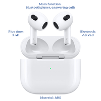 Thumbnail for Earbuds 5.3: Effortless Wireless Hands-Free Bluetooth Earphones for Calls and Music - Elegant White