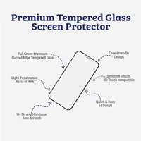 Thumbnail for Full Glue Curved Tempered Glass Screen Protector Fit For Samsung Galaxy S9 Plus