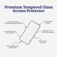 Thumbnail for Anik Premium Full Edge Coverage High-Quality Full Faced Tempered Glass Screen Protector fit for Oppo A91