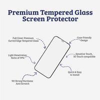 Thumbnail for iPhone 13 Pro Max Compatible Full Faced Tempered Glass Screen Protector Of Anik With Premium Full Edge Coverage High-Quality
