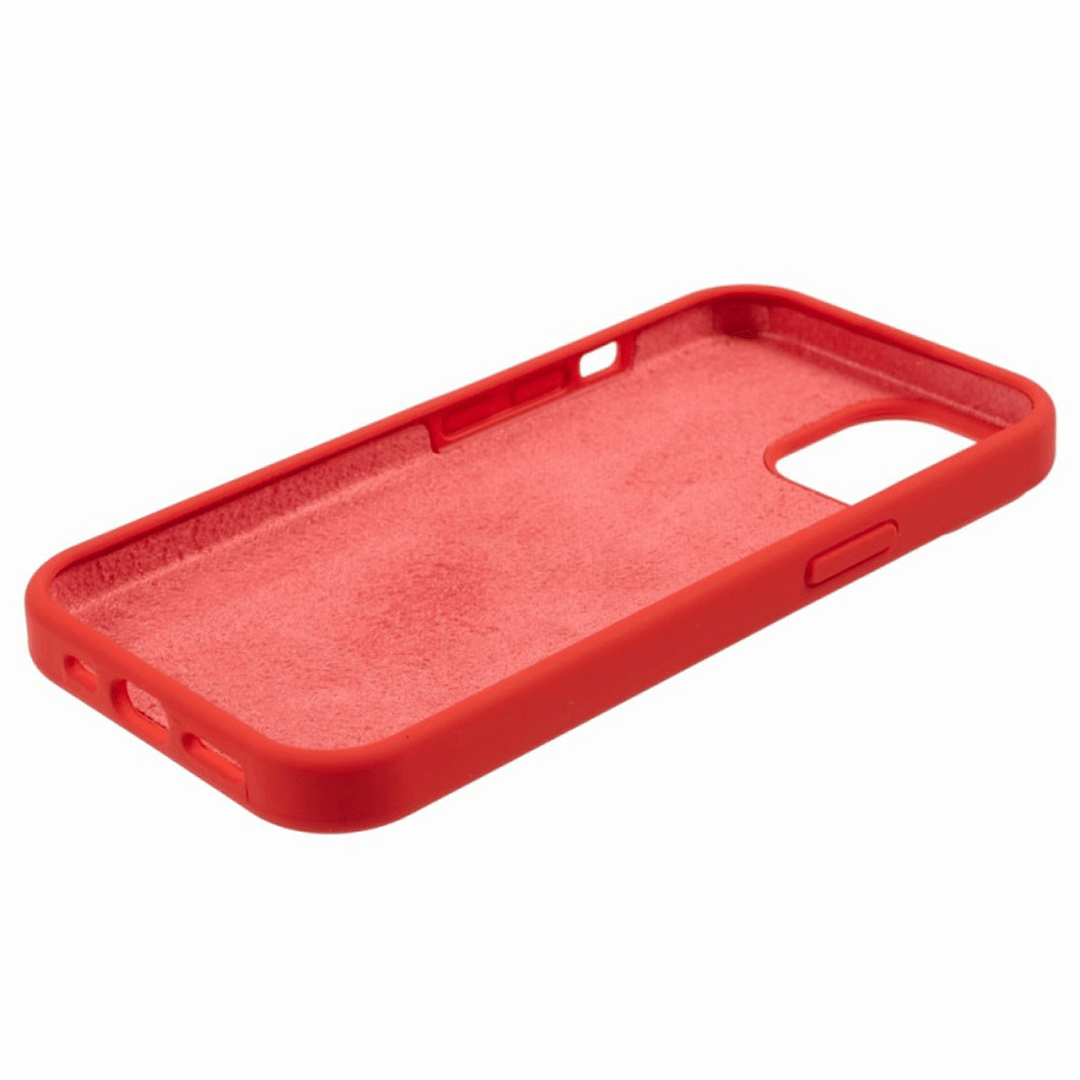 iPhone 13 Compatible Case Cover With Silicone -Red