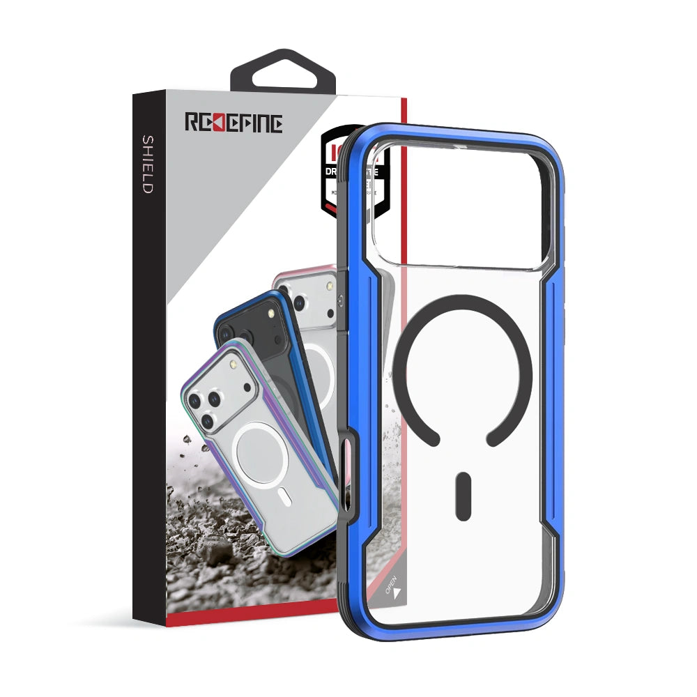 iPhone 18 Pro Max Heavy-Duty Armor MagSafe Case Cover - Rose Gold