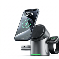 Thumbnail for 3 in 1 Wireless Charging Station with MagSafe Compatibility – Fast Charging Dock for iPhone, Apple Watch & AirPods