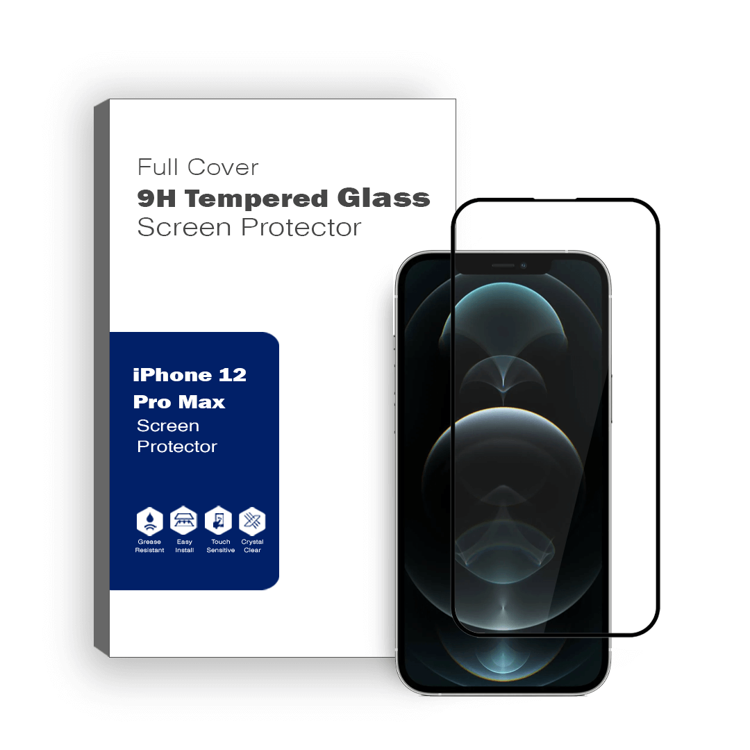 Full Glue Cover screen protector designed to fit for iPhone 12 Pro Max