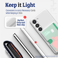 Thumbnail for Samsung Galaxy S24 Compatible Case Cover With Mercury Rail 2 Card - Transparent