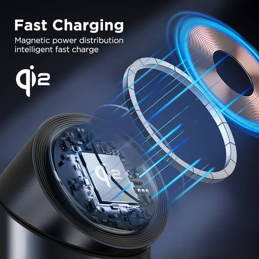 3 in 1 Wireless Charging Station with MagSafe Compatibility – Fast Charging Dock for iPhone, Apple Watch & AirPods