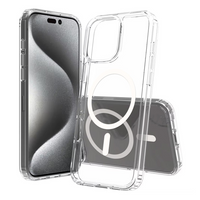 Thumbnail for iPhone 16 Pro Max Premium Clear Case Cover: High-Quality Acrylic + TPU, MagSafe Compatibility, Screen & Camera Protection, Dust-Proof Design