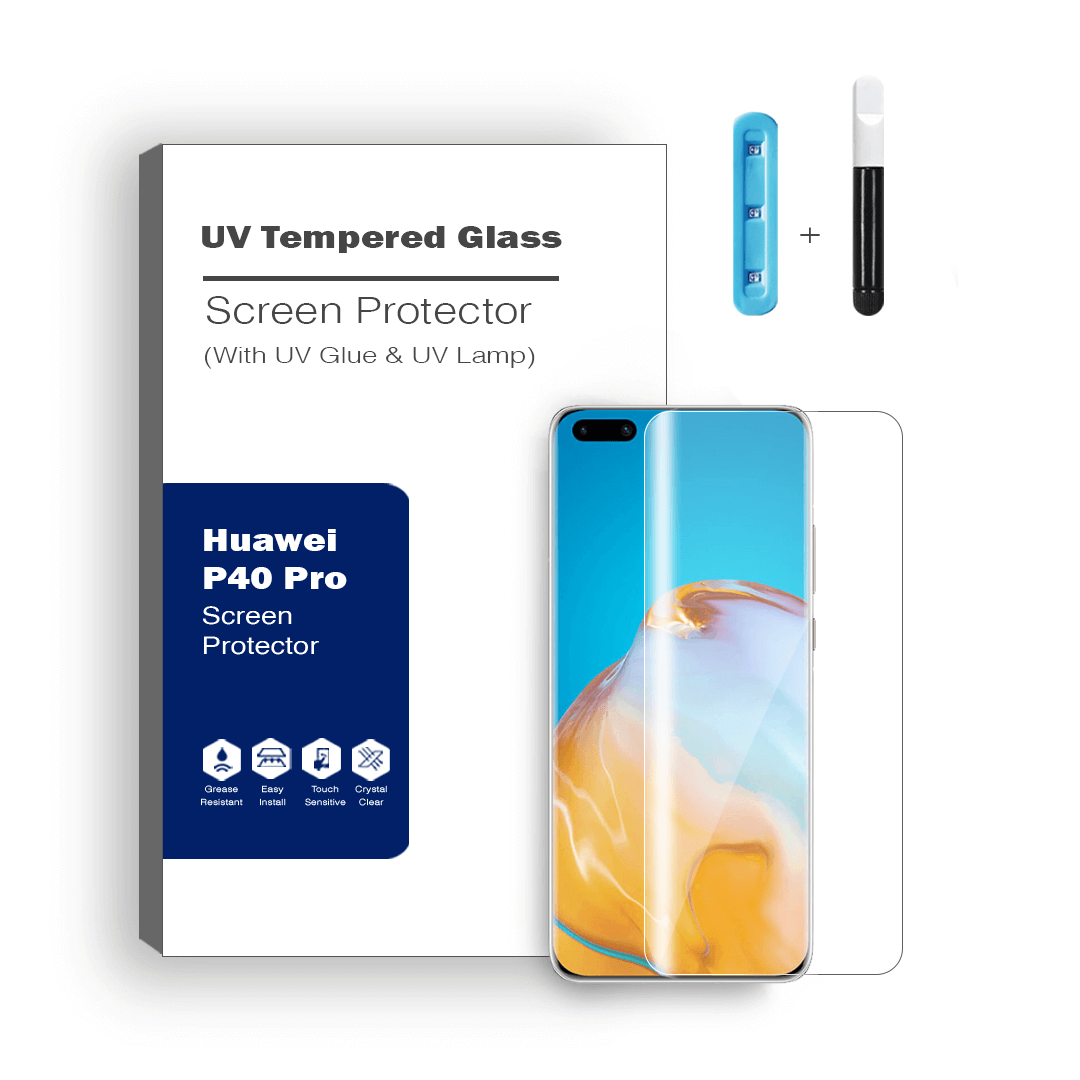 Advanced UV Liquid Tempered Glass Screen Protector Fit for Huawei P40 Pro