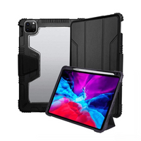 Thumbnail for Compatible with iPad 10.2 (2019) / (2020) / (2021) / Pro 10.5 (2017) Protective Armor Smart Flip Case Cover
