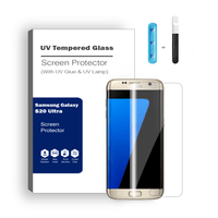 Thumbnail for Advanced UV Liquid Glue 9H Tempered Glass Screen Protector for Samsung Galaxy S20 Ultra - Ultimate Guard, Screen Armor, Bubble-Free Installation