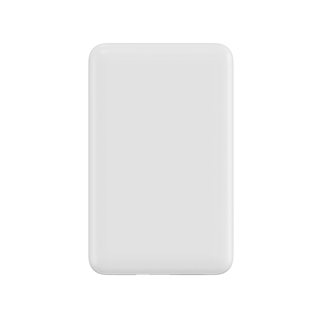 Mini Power Bank with Magnetic Wireless Fast Charging of WSS05 5000mAh - White