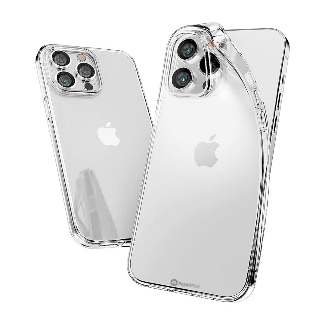 iPhone 15 Plus Slim Transparent Jelly Case Cover: Lightweight, Non-Slip, Tough Build, Wireless Charging Compatible