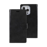 Thumbnail for iPhone 13 Pro Max Compatible Case Cover With Double Flip Wallet - Black