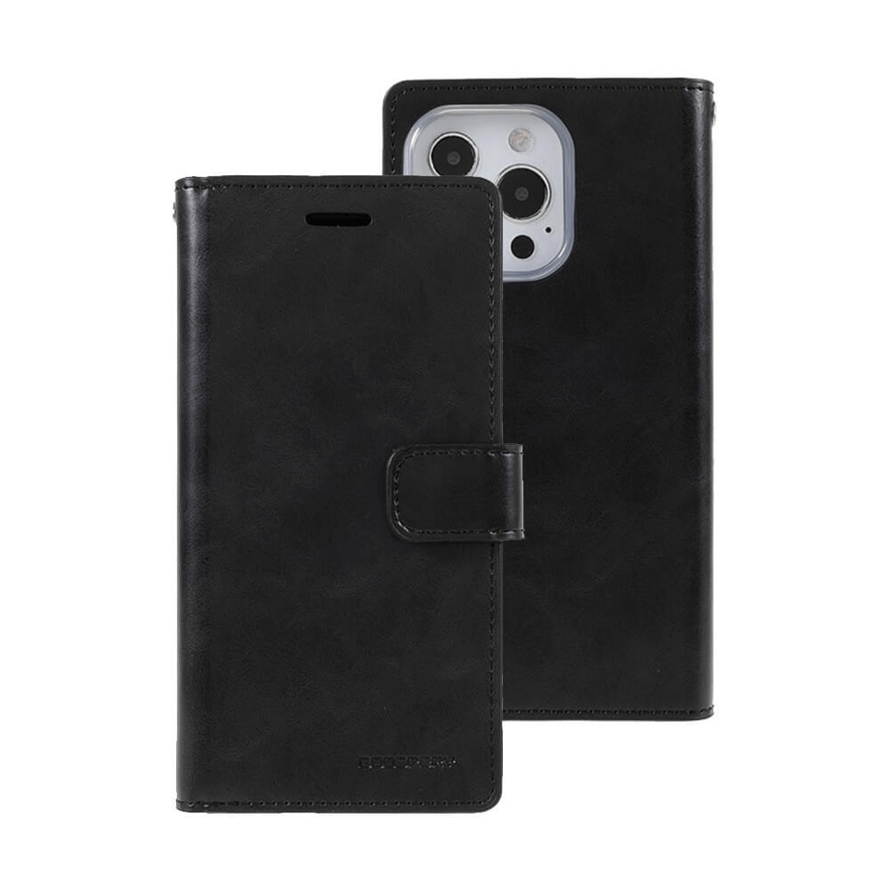 iPhone 14 Plus Compatible Case Cover With Premium Mansoor Diary Wallet in Black offers
